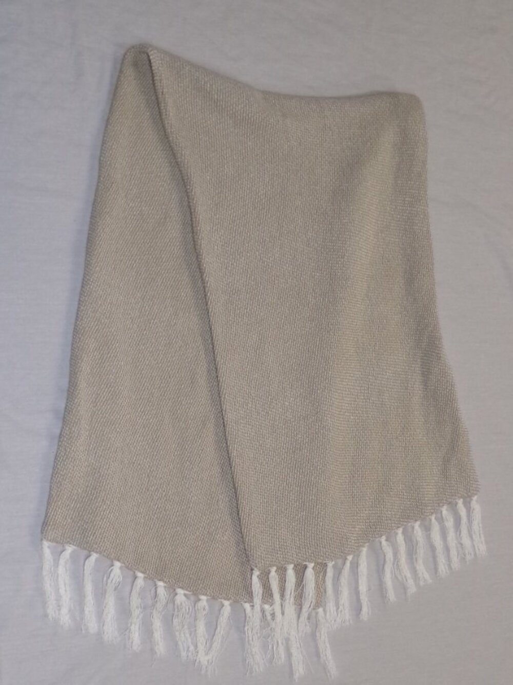 NEW Annie Selke LOGAN Sand Decorative Lumbar Pillow Sham 18" x 58" Cotton